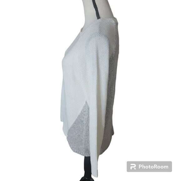 Ten-Sixty Sherman Mixed Media Sweater with Zipper Detail. Size L. - Picture 2 of 9